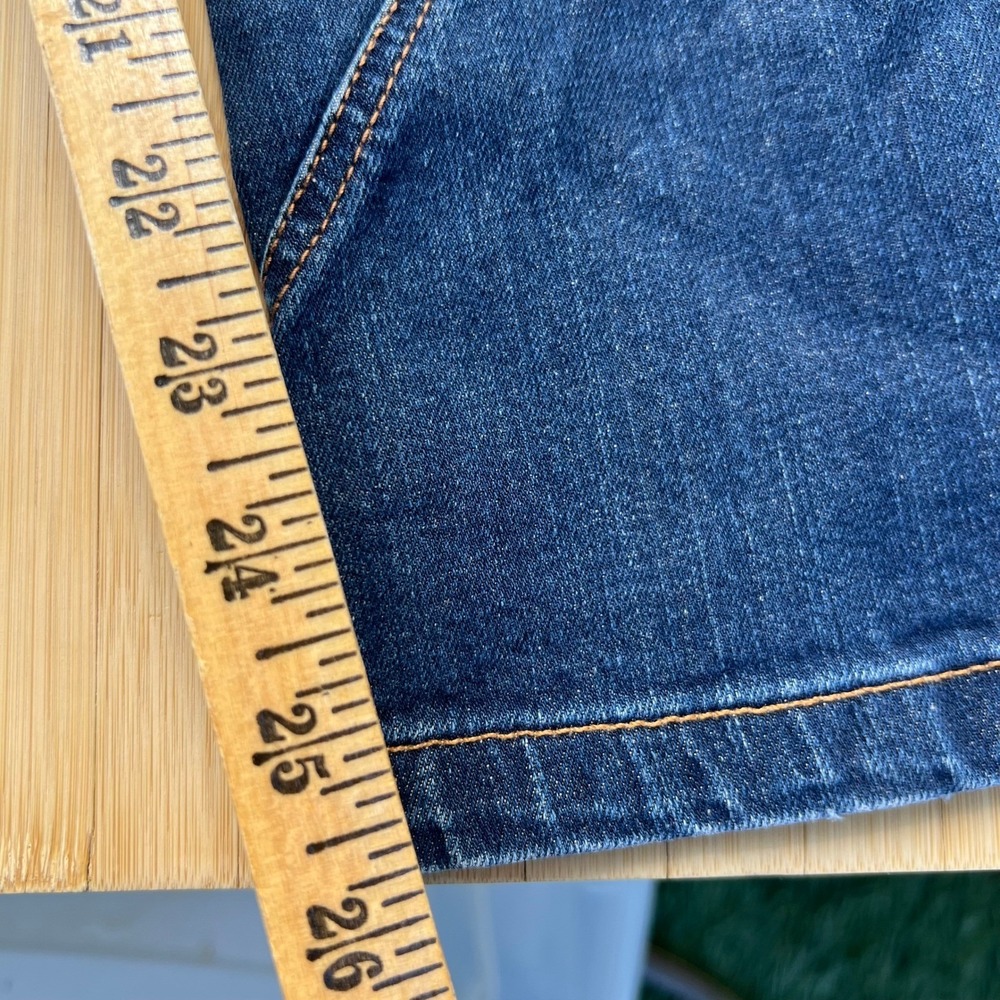 Y2K Prairie Underground Blue Organic Cotton Denim Cargo Jeans Size 28 Made USA - Picture 9 of 10